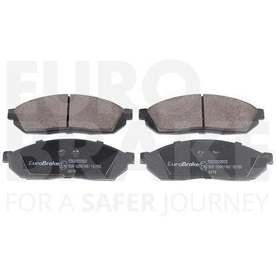 Eurobrake Bremsbelagsatz, Scheibenbremse [Hersteller-Nr. 5502222603] für Triumph, Bedford, Vauxhall, Honda, Suzuki