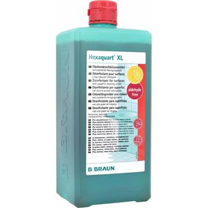 B.Braun Desinfektionsmittel Hexaquart XL, Flächendesinfektion, alkoholisch, Euroflasche, 1L