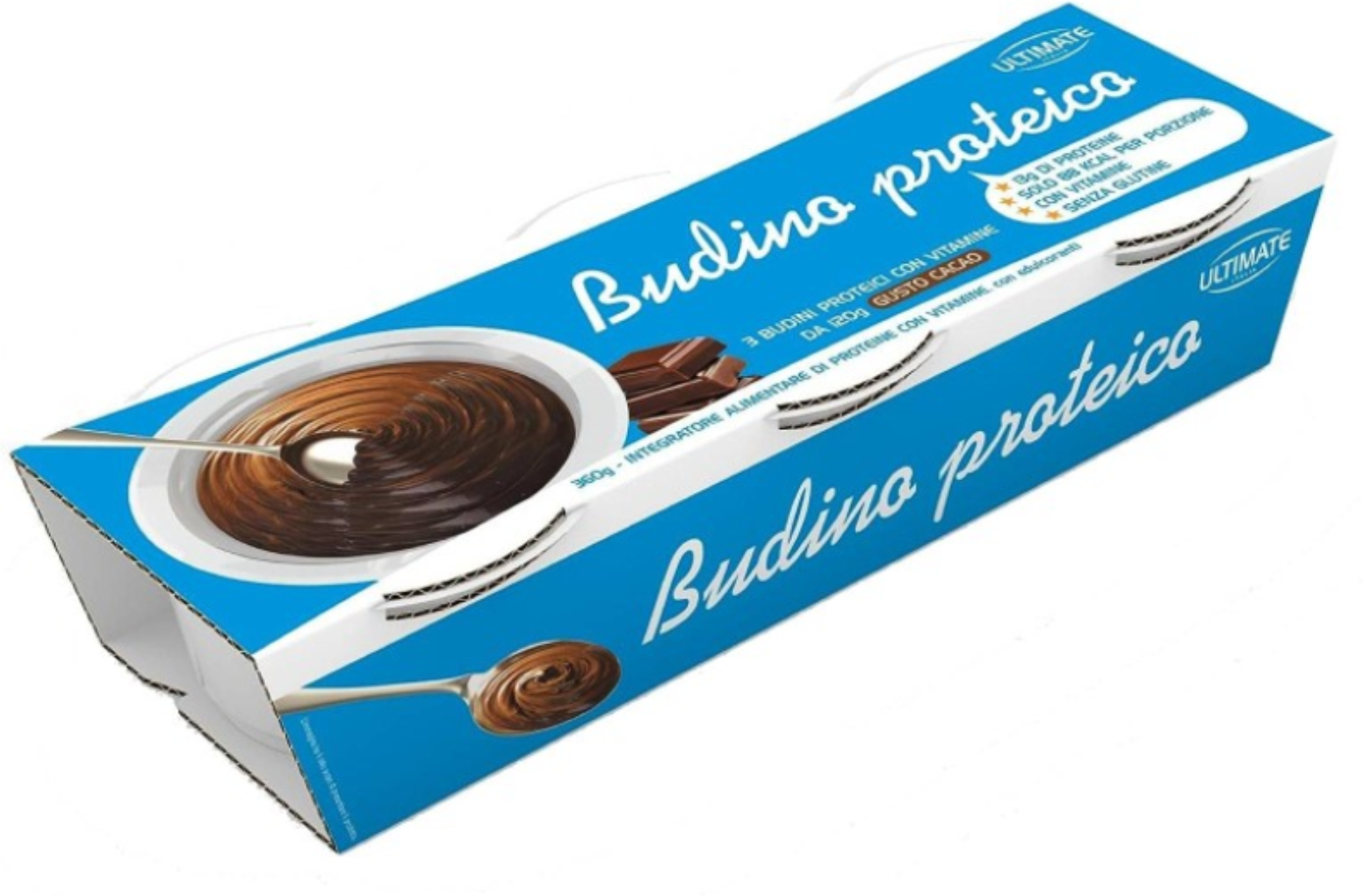 ULTIMATE ITALIA Budino Proteico 3x120 Grammi 