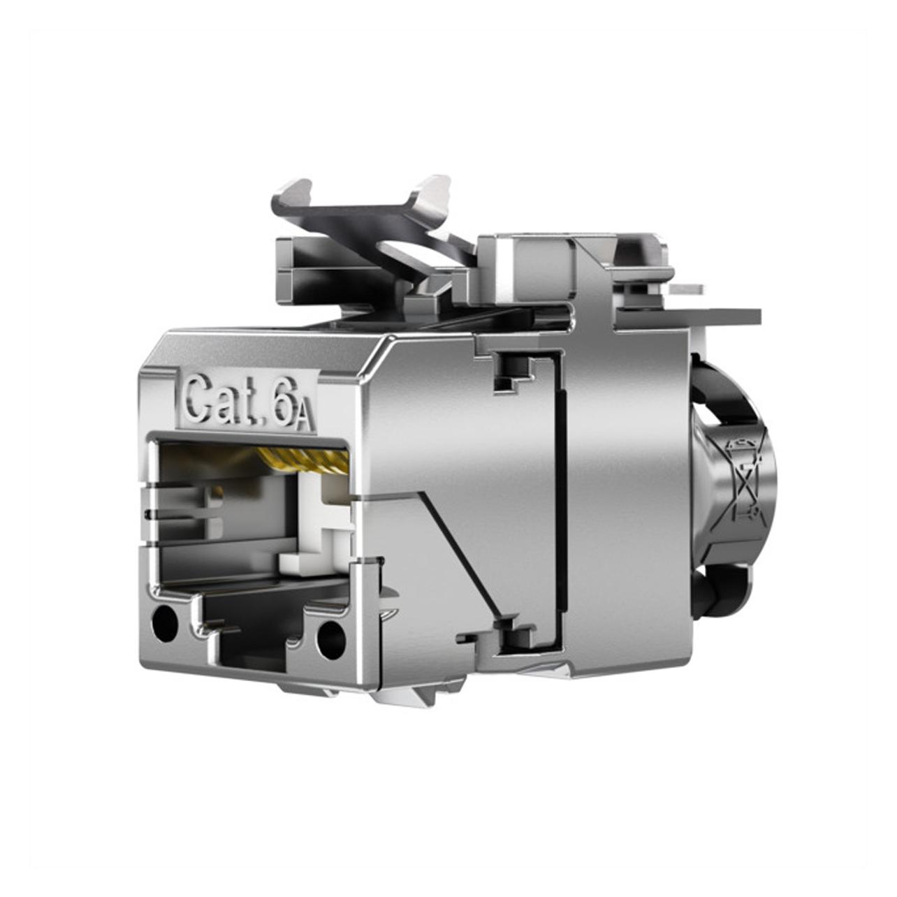 Telegärtner TEGA J00029A6000 AMJ-SL Modul Cat.6A T568A (Keystone Modul) (J00029A6000)
