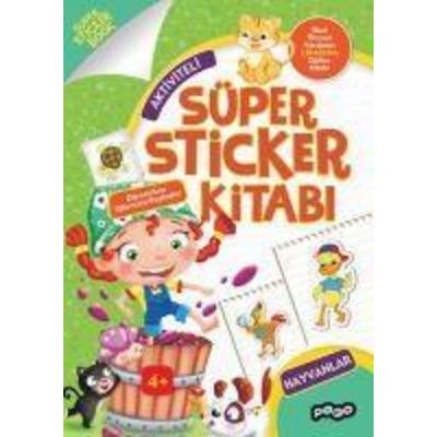 Süper Sticker - Hayvanlar, Taschenbuch von Kolektif, Pogo Yayinlari