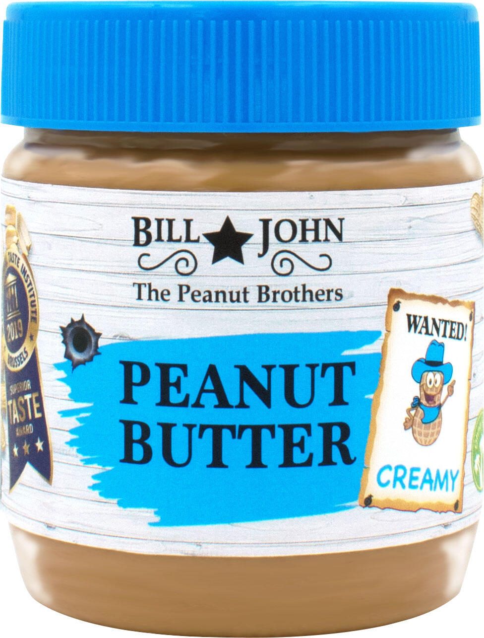 BILL & JOHN Erdnussbutter CREAMY 350,0 g 4186379008