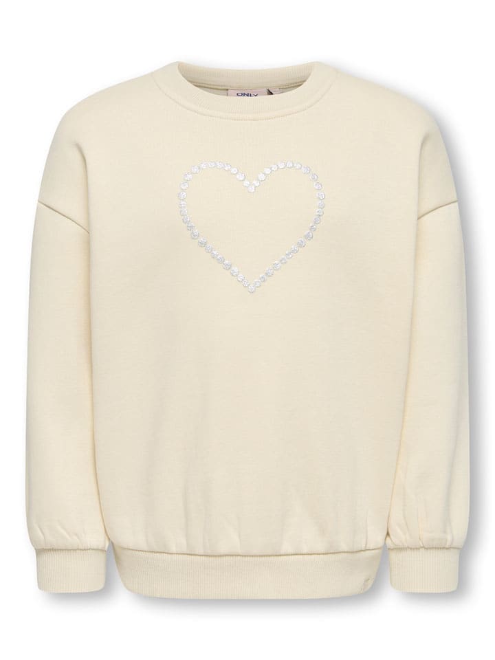 KIDS ONLY Sweatshirt "Kate" in Creme - 92
