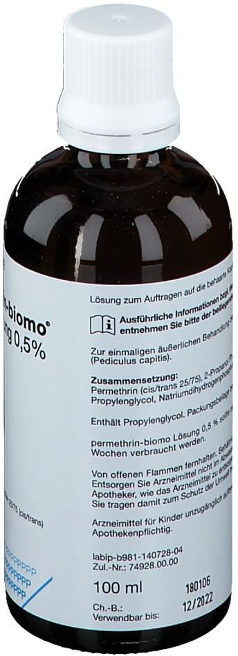 biomo pharma Permethrin-Biomo Lösung 0,5% 100 ml
