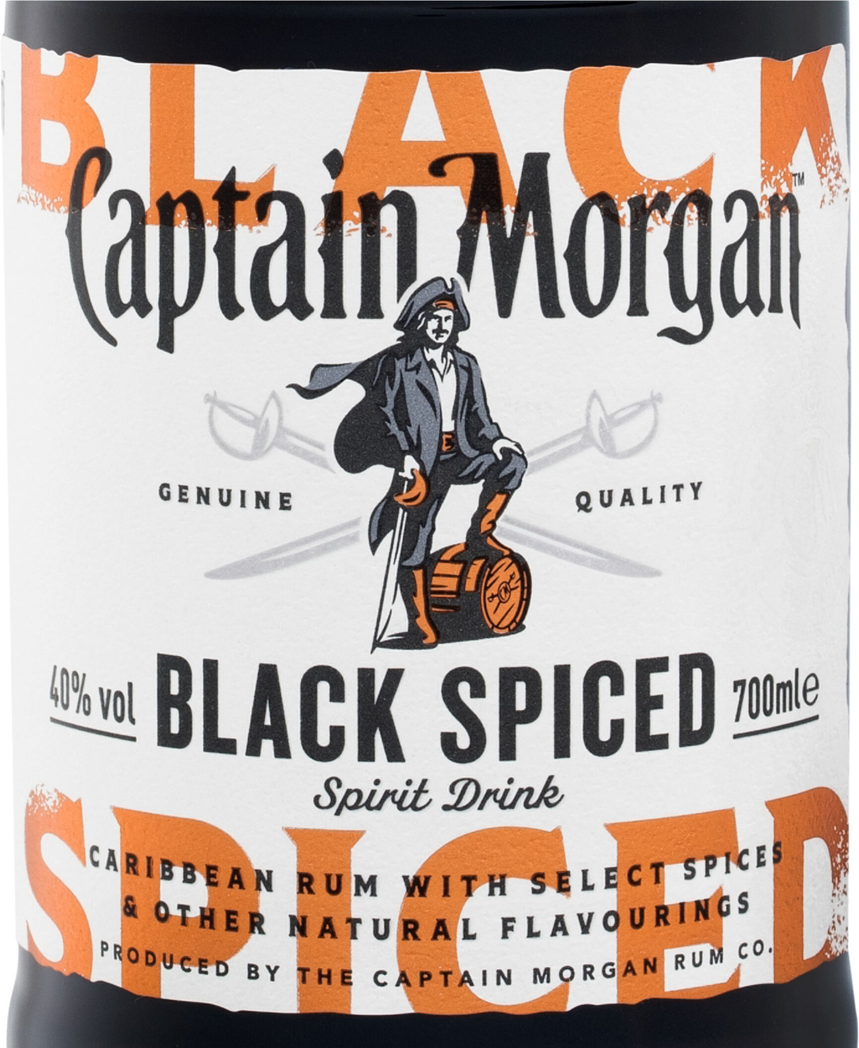 CAPTAIN MORGAN Black Spiced 40% Vol