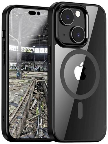 JT Berlin Pankow Hybrid MagSafe Backcover Apple iPhone 15 Schwarz, Transparent MagSafe kompatibel 11040