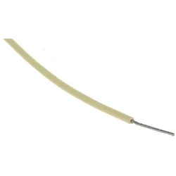 RS PRO, Kabelleitung, PTFE A 7/0.15 yellow 100m (100 m)