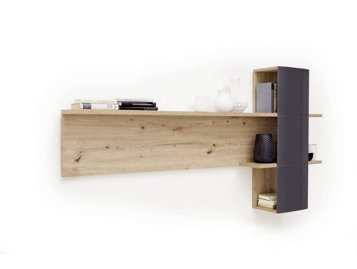 HARPER Wandboard Wandboard HARPER MADANG BHT 180x96x25 cm braun Steckboard Wandregal
