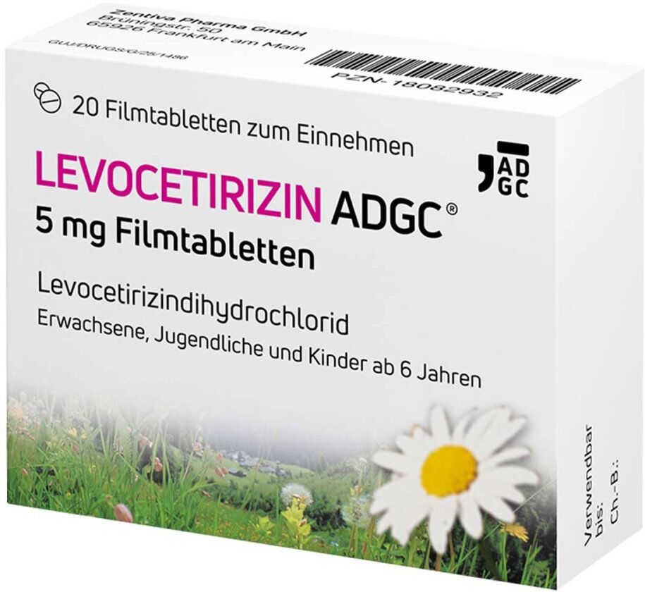 Levocetirizin ADGC 5 mg Filmtabletten