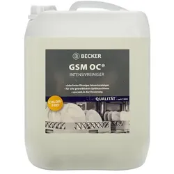 Spülmaschinenreiniger GSM OC Becker Chemie 12 kg Flüssigreiniger, chlorfrei
