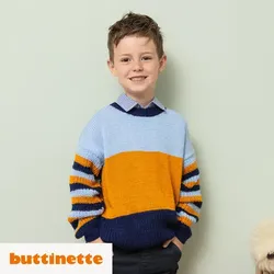 Strickanleitung – Jungenpullover aus Woll Butt Versailles
