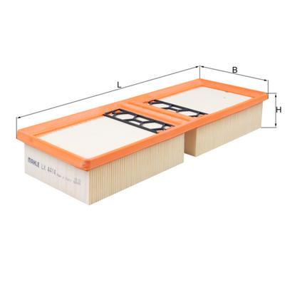 MAHLE Luftfilter lx4414 Filtereinsatz 57mm für Fiat ALFA ROMEO