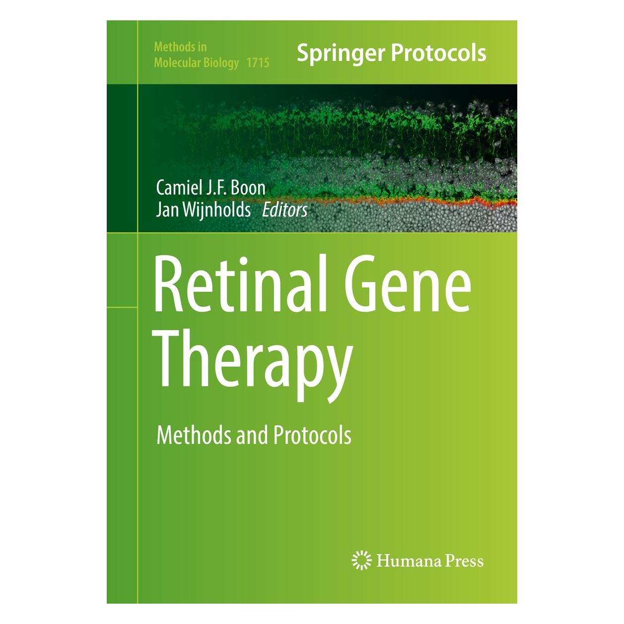 Springer Retinal Gene Therapy (Englisch, Hardcover, Camiel J. F. Boon, Jan Wijnholds) (9781493975211)