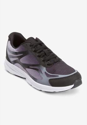 Women's CV Sport Julie Sneaker by Comfortview in Black (Size 10 M)