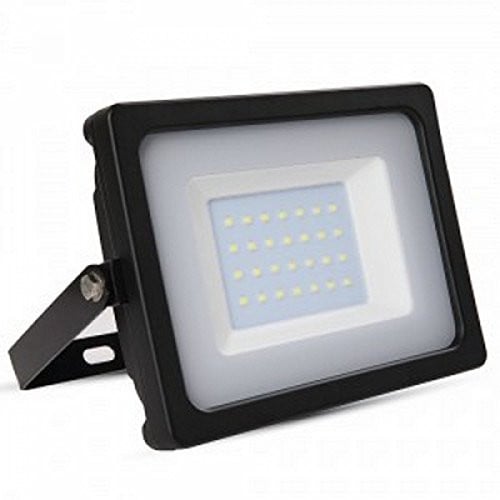 V-TAC LED Buitenschijnwerper Slim Zwart 30W 3000K IP65 2550LM