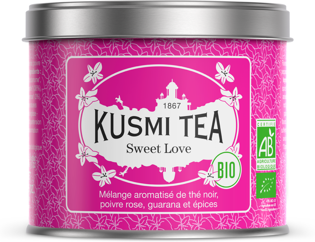 Sweet Love bio - Schwarzer tee, gewürzen, bio - Kusmi Tea