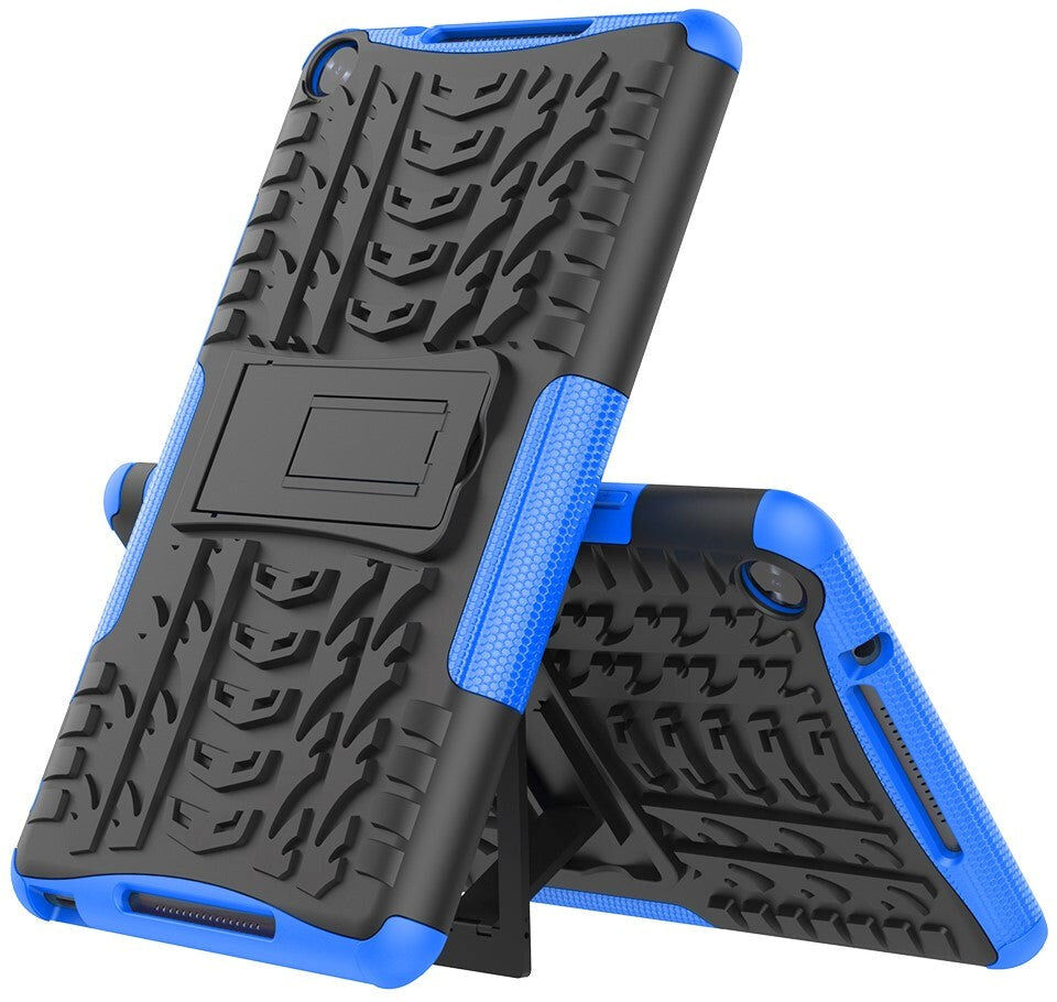 TABLETCOVERS.DK Huawei MediaPad M5 Lite 8 Håndværker Cover - Slim 2-in-1 Cover - Sort / Blå