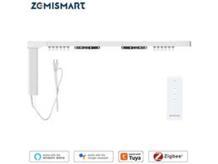 Zemismart Zigbee 3.0 Smart Gordijn Track Werk met Tuya Zigbee Hub SmartThings Alexa Google Home Assistant Elektrische Gordijnen