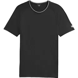 Wilson, Herren, Sportshirt, Team Seamless Crew Herren Schwarz (S), Schwarz