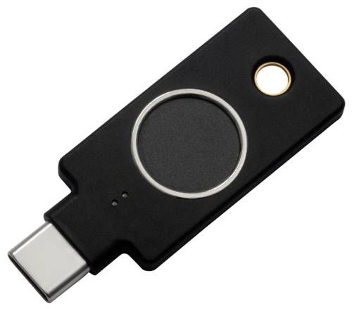 Yubico USB Passwort Manager Stick YubiKey C Bio (FIDO Edition) Schwarz/Gold 5060408464175
