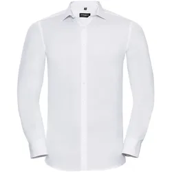 Russell Collection Ultimate Stretch Hemd  Langarm, white, 3XL