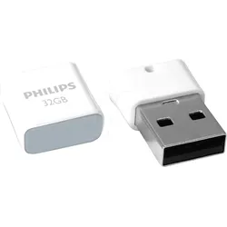 PHI FM32FD85B - USB-Stick, USB 2.0, 32 GB, Pico Edition Shadow Grey