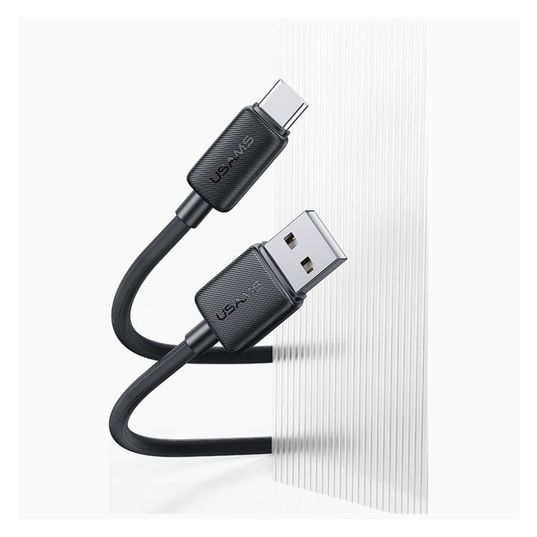 Usams Cable KY Series US-SJ693 3A USB-C to USB-A 2m white (2 m, USB 2.0) (SJ693USB02)