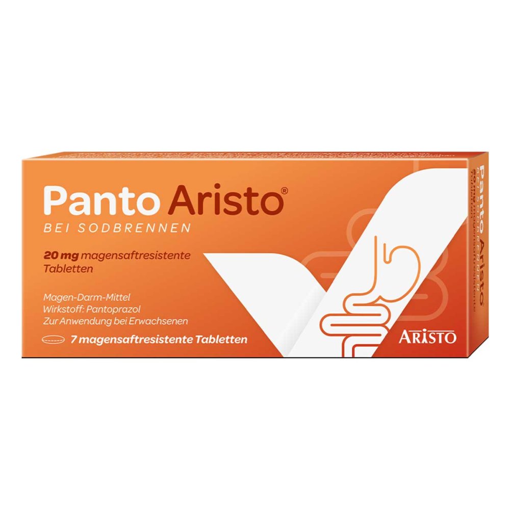 Aristo Pharma GmbH Panto Aristo bei Sodbrennen 20 mg 07021910