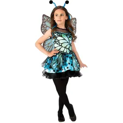 Rubies Kinderkostüm – Schmetterling Light Up Blue Butterfly Kinderkostüm für Mädchen (M)