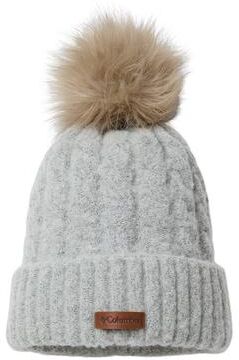 Columbia 213752 Winter Blur II Beanie Hat in Sea Salt   acrylic/nylon/polyester/elastane
