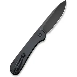 Civivi, Mehrzweckmesser, Messer Button Lock Elementum Ganz Schwarz G10