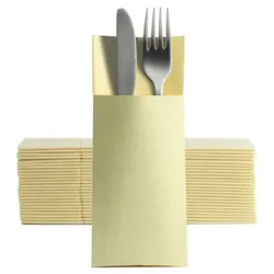 Ornamensa Softpoint 1250 Besteckservietten Bestecktaschen creme