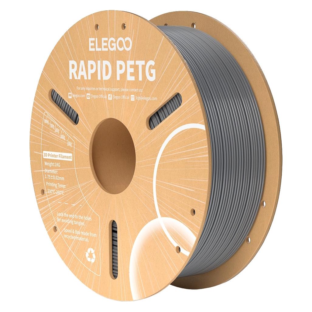 Elegoo RAPID PETG 1,75mm SPACE GREY 1kg 3D FILAMENT (PETG, 1000 g, 1.75 mm) (50.203.0312)