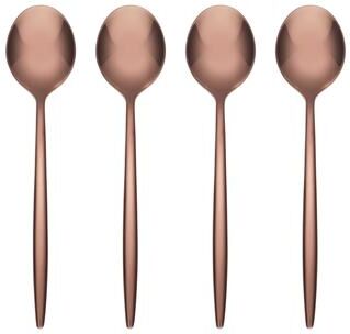 Cambridge Gaze Champagne Satin 4-Piece Demitasse Spoon Set