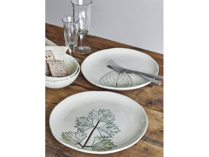 Assiettes Aubrin lot de 2 Ø 27cm Vert