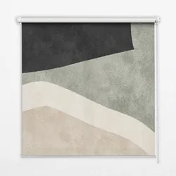INNENROLLO - Fensterrollo - Rollo - 100x100 cm - Abstraktion