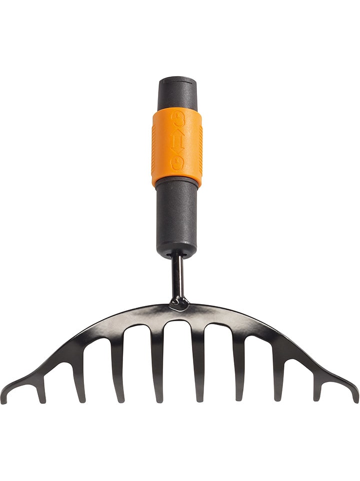 Fiskars Rosenrechen "QuikFit" in Schwarz/ Orange - onesize