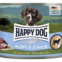 Happy Dog Sensible Puppy & Junior Lamm 6x200 g