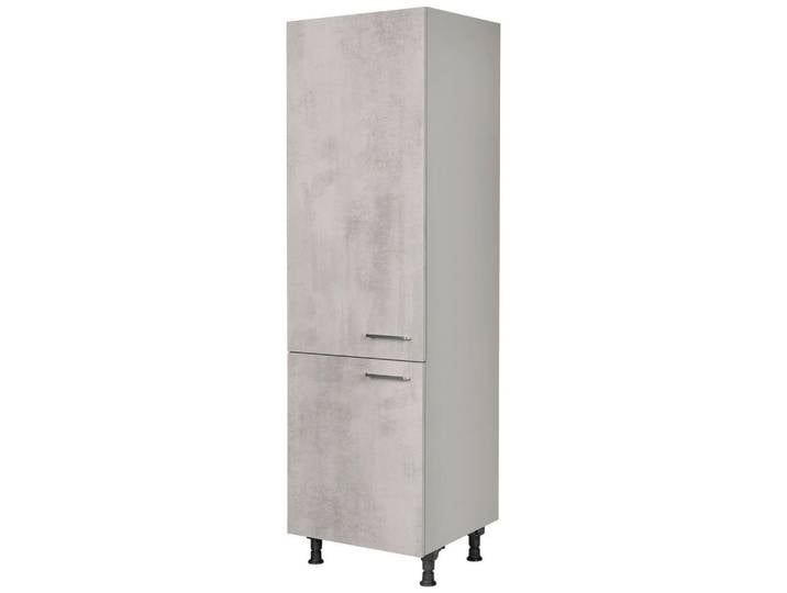Nobilia Geräteumbauschrank Riva, Hellgrau, 2 Fächer, nur wie online abgebildet bestellbar, 60x216.6x58 cm, Blauer Engel, Pefc, Goldenes M, Made in Germany, DGM-Klimapakt, Küchen, Küchenmöbel, Küchenschränke, Geräteumbauschränke