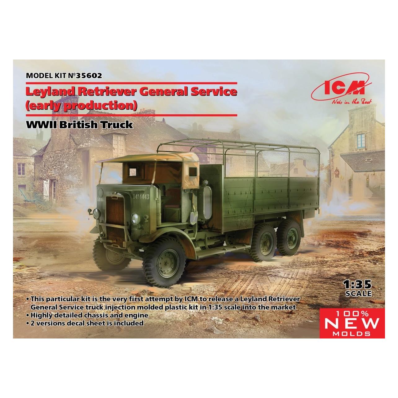 ICM Leyland Retriever General Service (early production), WWII British Truck (35602)