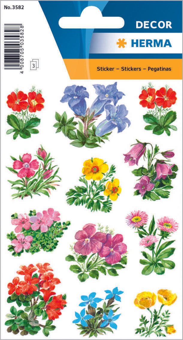 HERMA Aufkleber Blumen 3582