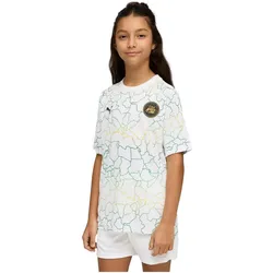 Puma, Unisex, Sportshirt, T-Shirt Kinder OM Africa (128), Weiss