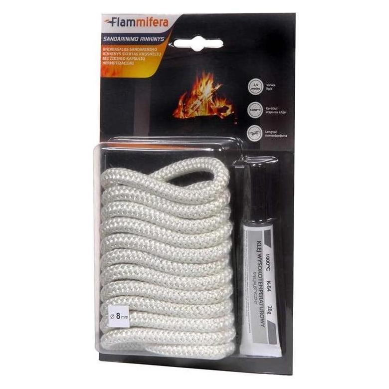 Flammifera RIBBON FIREPROOF 8MM 2,5M + GLUE (36520203)