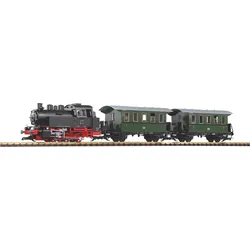 PIKO G 37125 - Gartenbahn Start-Set Personenzug BR 80 (inkl. Sound+Dampf)