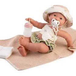 Antonio Juan Recién Nacida Mia macht Pipi – 42 cm Vinylpuppe mit Schlafaugen