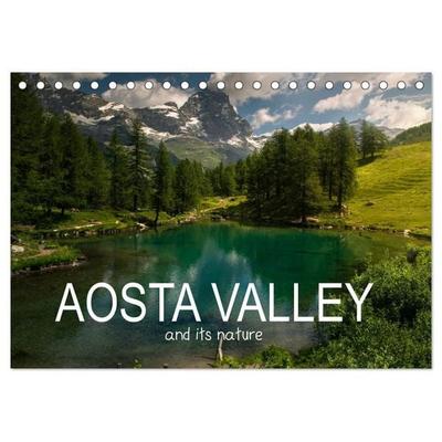 Aosta Valley and its nature (Desk Calendar 2027 DIN A5 landscape), CALVENDO 12 Month DeskCalendar