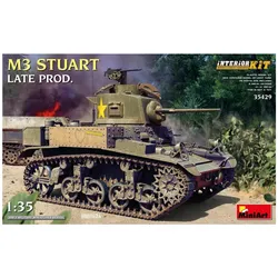 Mini art 1:35 US M3 Stuart Späte Prod. Interior
