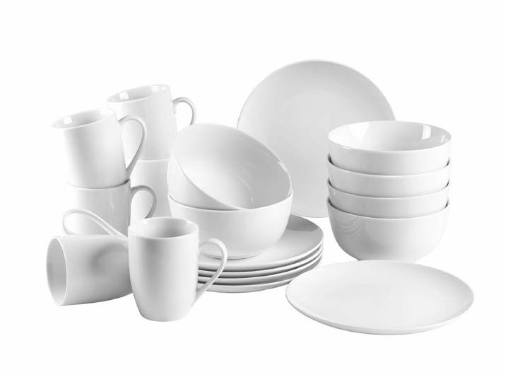 Mäser Barca Frühstücks-Set 18-tlg. weiss
