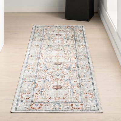 Nuloom Lyric Medallion Machine Washable Area Rug
