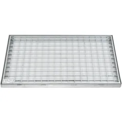 ACO Schuhabstreifer Gitterrost 100x40cm mit Zarge MW 30/30